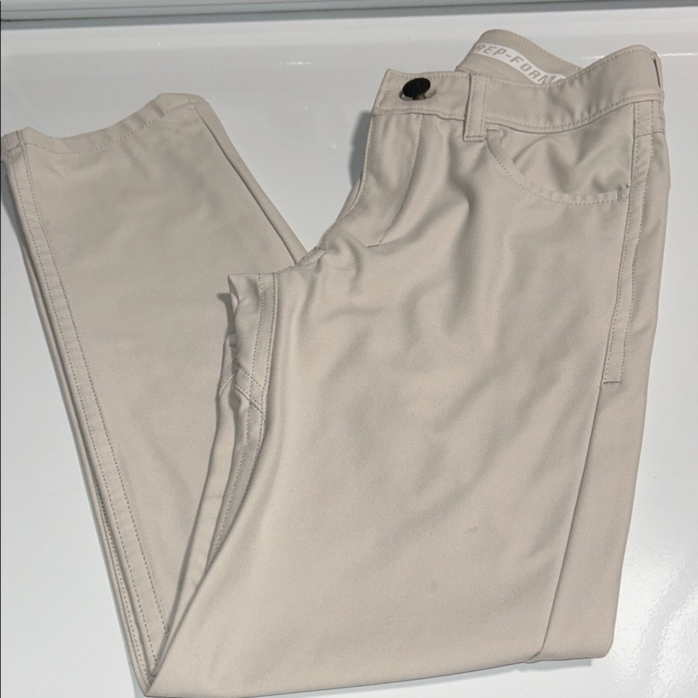 Boys Johnnie-O Performance Beige Pants Size 8